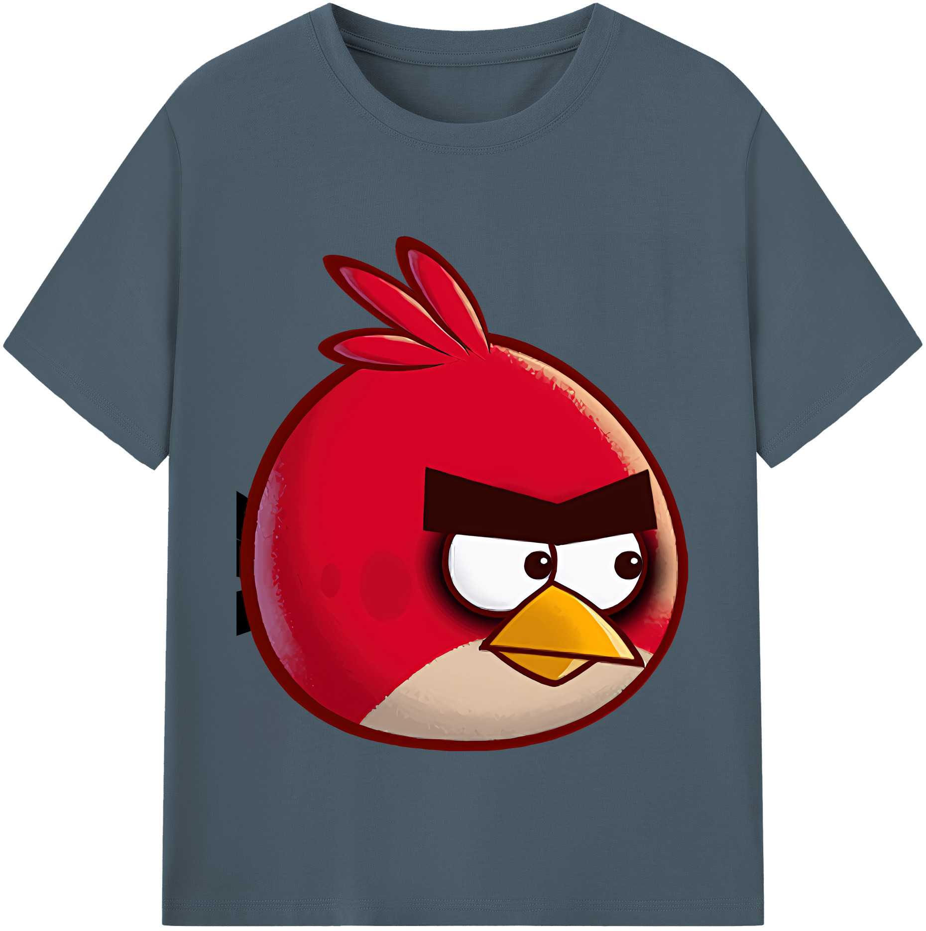 （画像用） Angry Birds アングリーバード 綿100％半袖Tシャツ（フロントプリント）